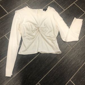 Long sleeve crop top